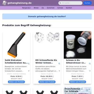 Screenshot gehwegheizung.de