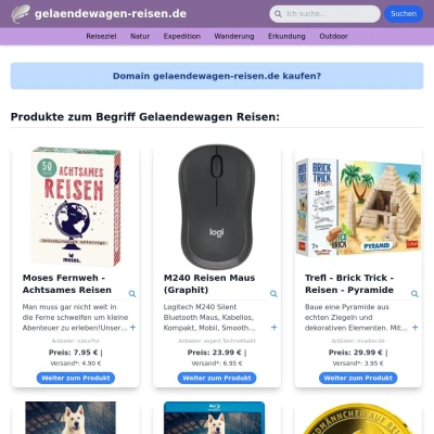 Screenshot gelaendewagen-reisen.de