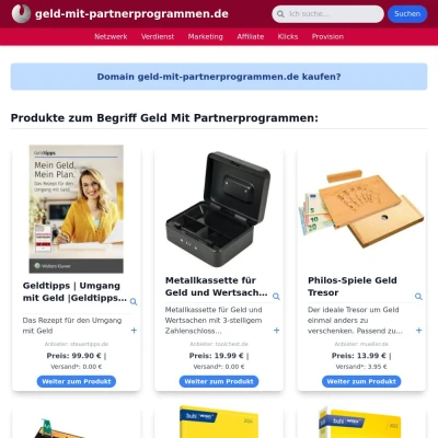 Screenshot geld-mit-partnerprogrammen.de