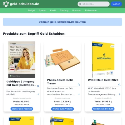 Screenshot geld-schulden.de