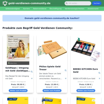 Screenshot geld-verdienen-community.de
