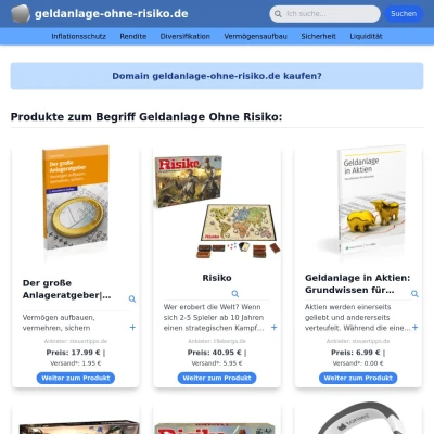 Screenshot geldanlage-ohne-risiko.de