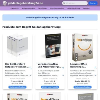 Screenshot geldanlageberatung24.de