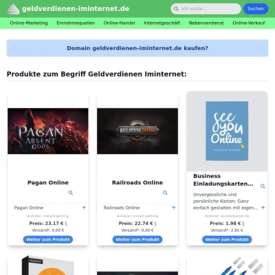 Screenshot geldverdienen-iminternet.de