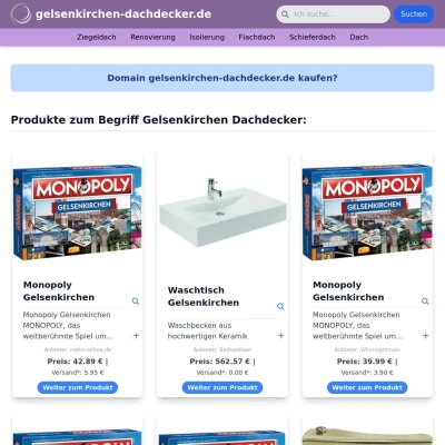 Screenshot gelsenkirchen-dachdecker.de