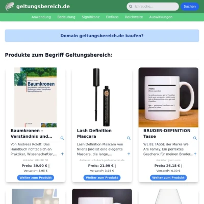 Screenshot geltungsbereich.de