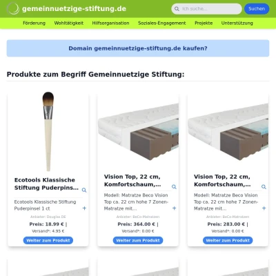 Screenshot gemeinnuetzige-stiftung.de