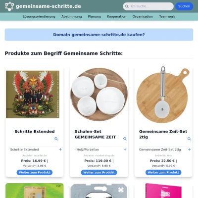 Screenshot gemeinsame-schritte.de