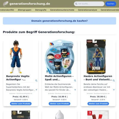 Screenshot generationsforschung.de