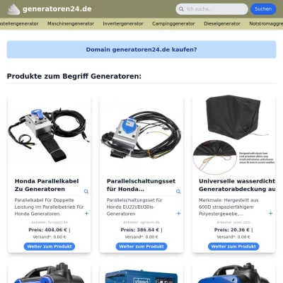 Screenshot generatoren24.de