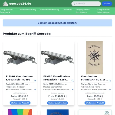 Screenshot geocode24.de