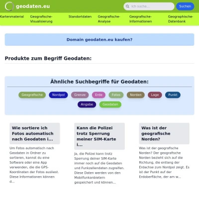 Screenshot geodaten.eu