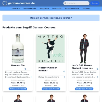 Screenshot german-courses.de
