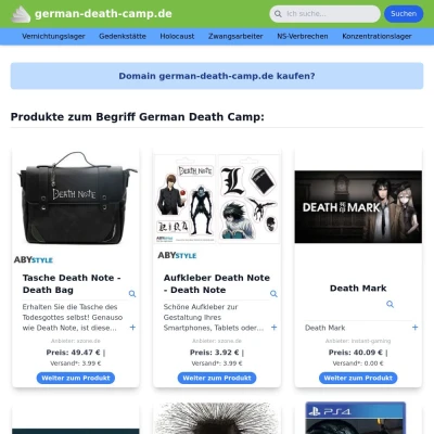 Screenshot german-death-camp.de