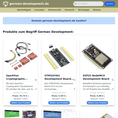 Screenshot german-development.de