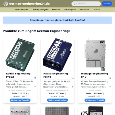 Screenshot german-engineering24.de