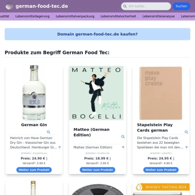 Screenshot german-food-tec.de