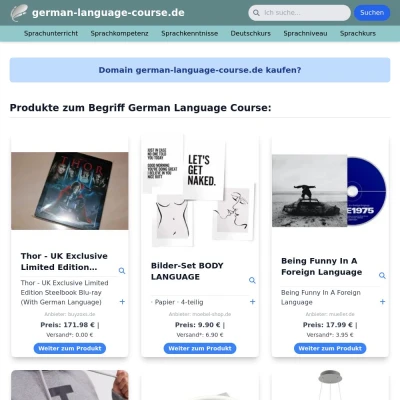 Screenshot german-language-course.de