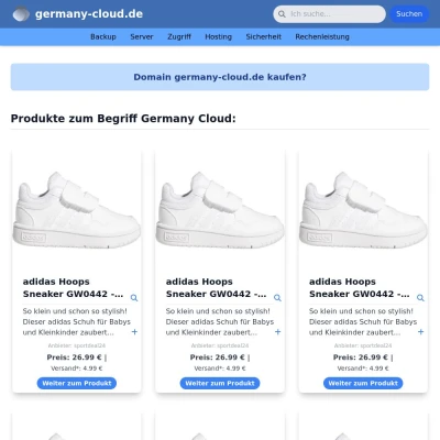 Screenshot germany-cloud.de