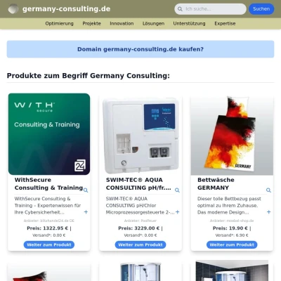 Screenshot germany-consulting.de