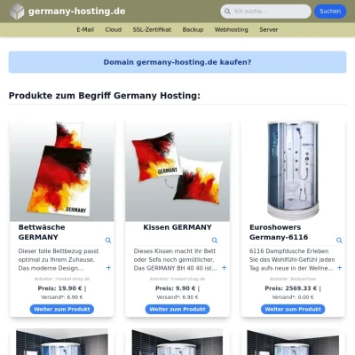 Screenshot germany-hosting.de