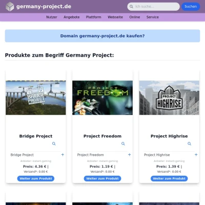 Screenshot germany-project.de