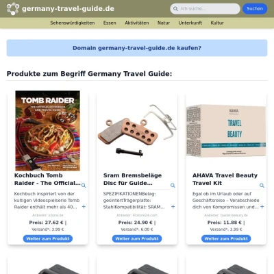 Screenshot germany-travel-guide.de