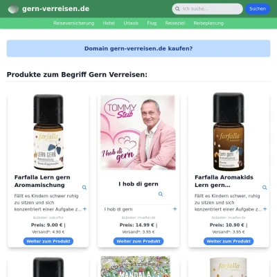 Screenshot gern-verreisen.de