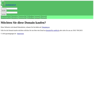 Screenshot gesamtgruppe.de