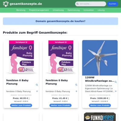 Screenshot gesamtkonzepte.de