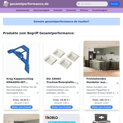 Screenshot gesamtperformance.de