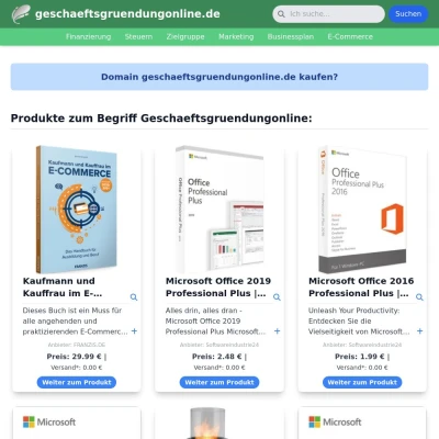 Screenshot geschaeftsgruendungonline.de