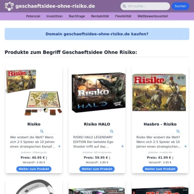 Screenshot geschaeftsidee-ohne-risiko.de