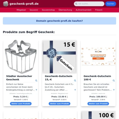 Screenshot geschenk-profi.de