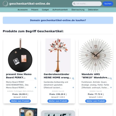 Screenshot geschenkartikel-online.de