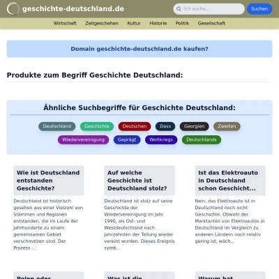 Screenshot geschichte-deutschland.de