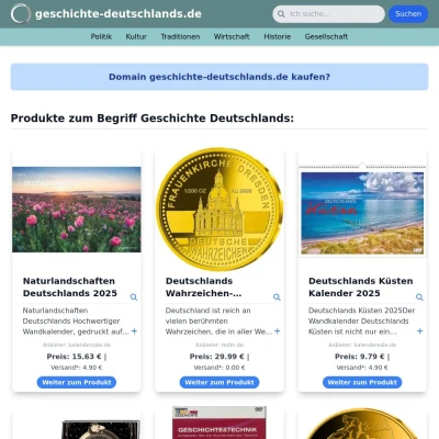 Screenshot geschichte-deutschlands.de