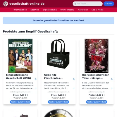 Screenshot gesellschaft-online.de