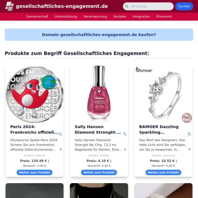 Screenshot gesellschaftliches-engagement.de