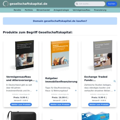 Screenshot gesellschaftskapital.de