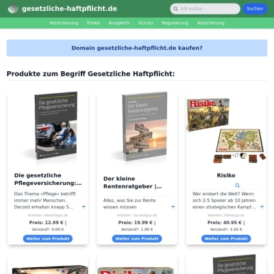 Screenshot gesetzliche-haftpflicht.de