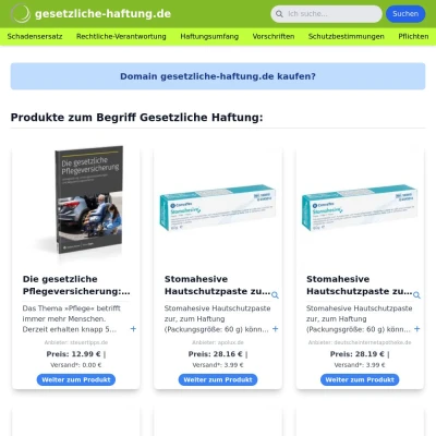 Screenshot gesetzliche-haftung.de