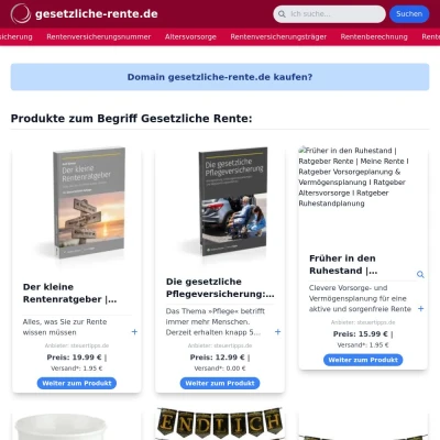 Screenshot gesetzliche-rente.de