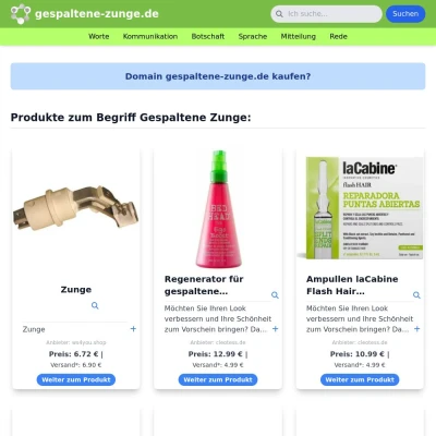 Screenshot gespaltene-zunge.de