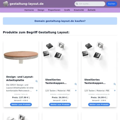 Screenshot gestaltung-layout.de