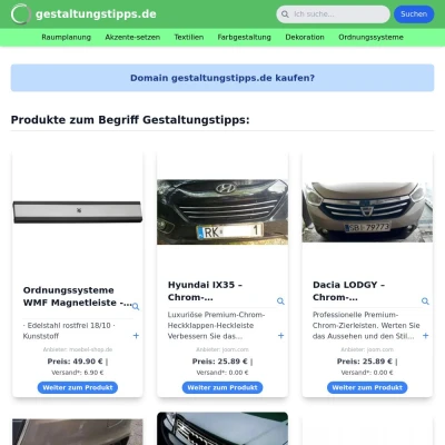 Screenshot gestaltungstipps.de