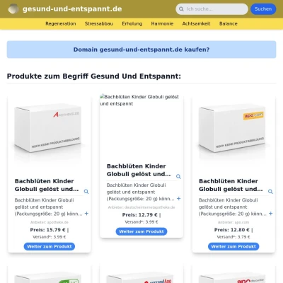 Screenshot gesund-und-entspannt.de