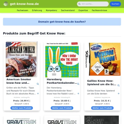 Screenshot get-know-how.de