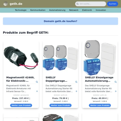 Screenshot geth.de