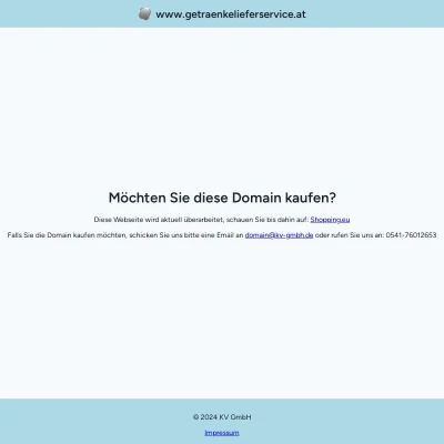 Screenshot getraenkelieferservice.at